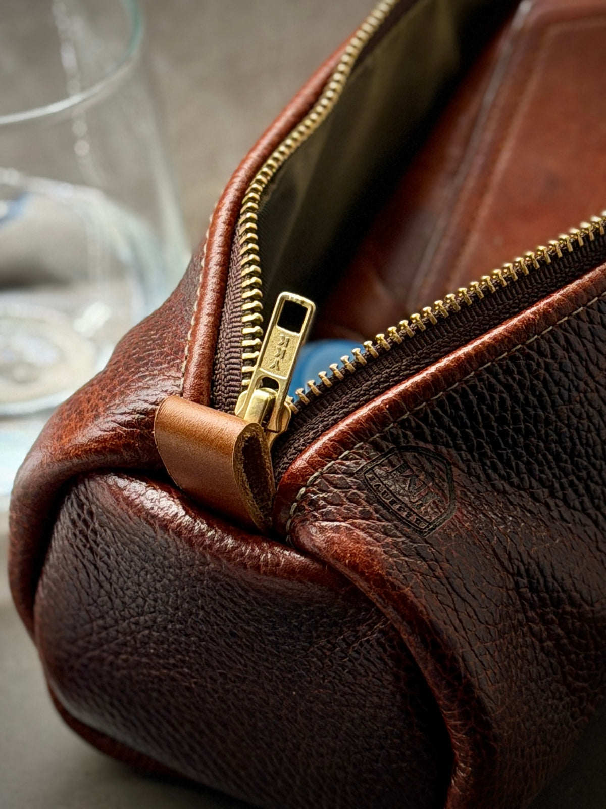Leather Dopp Kit